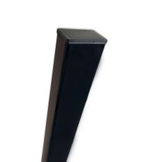 Stålstolper 60×40 mm – Sort, 220cm