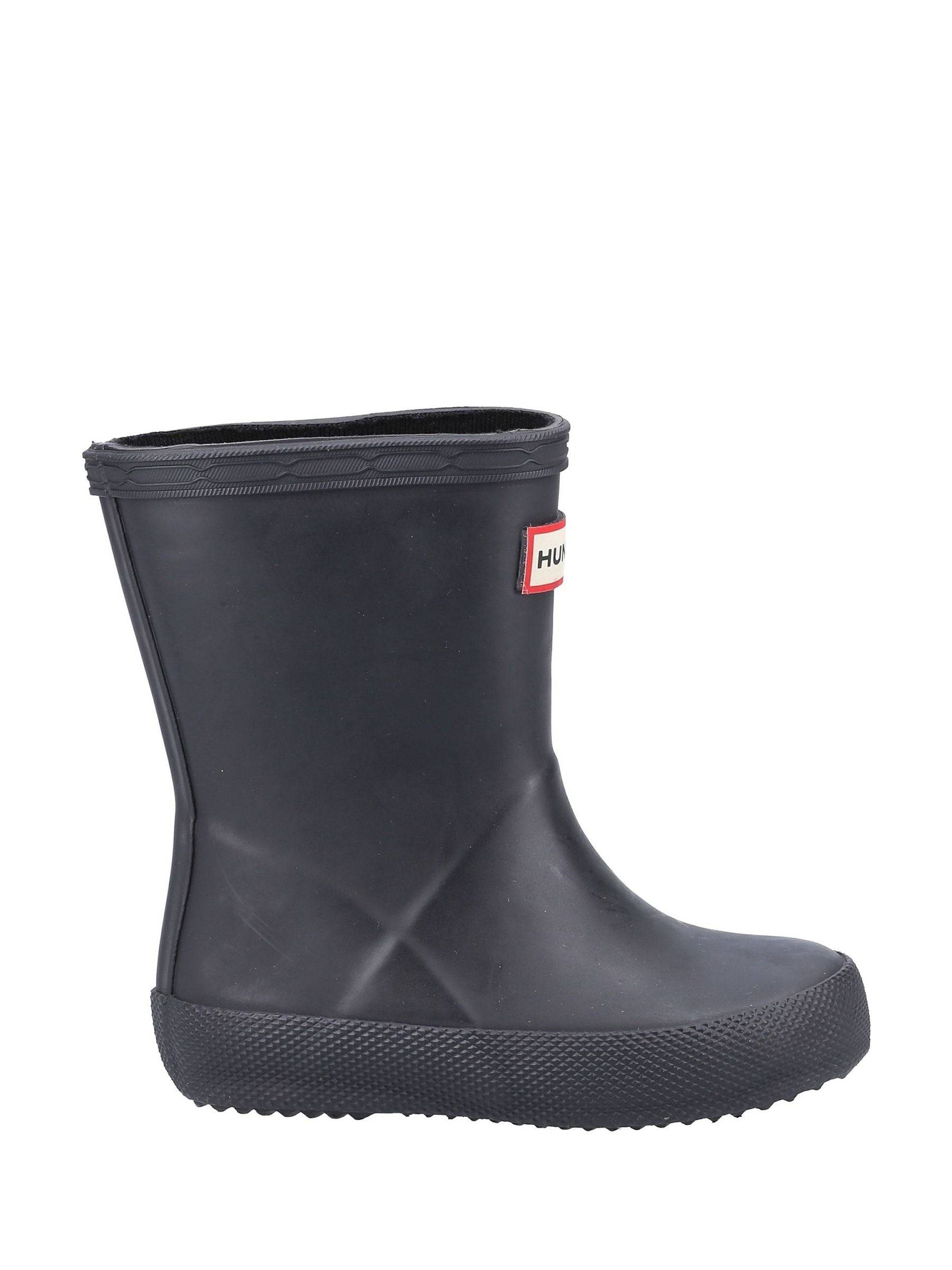 Hunter Hunter Black Kids First Matte Wellies