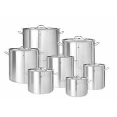 Gryde med låg, Budget Line, 50L, ø400x(H)400mm, Hendi.