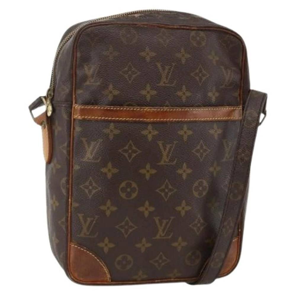 Louis Vuitton Vintage Pre-owned Danube MM Skuldertaske - Vintage - Dame - Brun - ONE SIZE - Uld