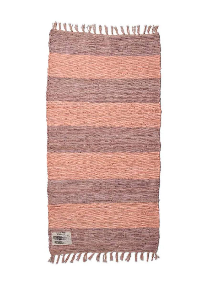 Chindi tæppe, 60x120 cm fra Bongusta Tropicana ash rose - Jacobsen Plus