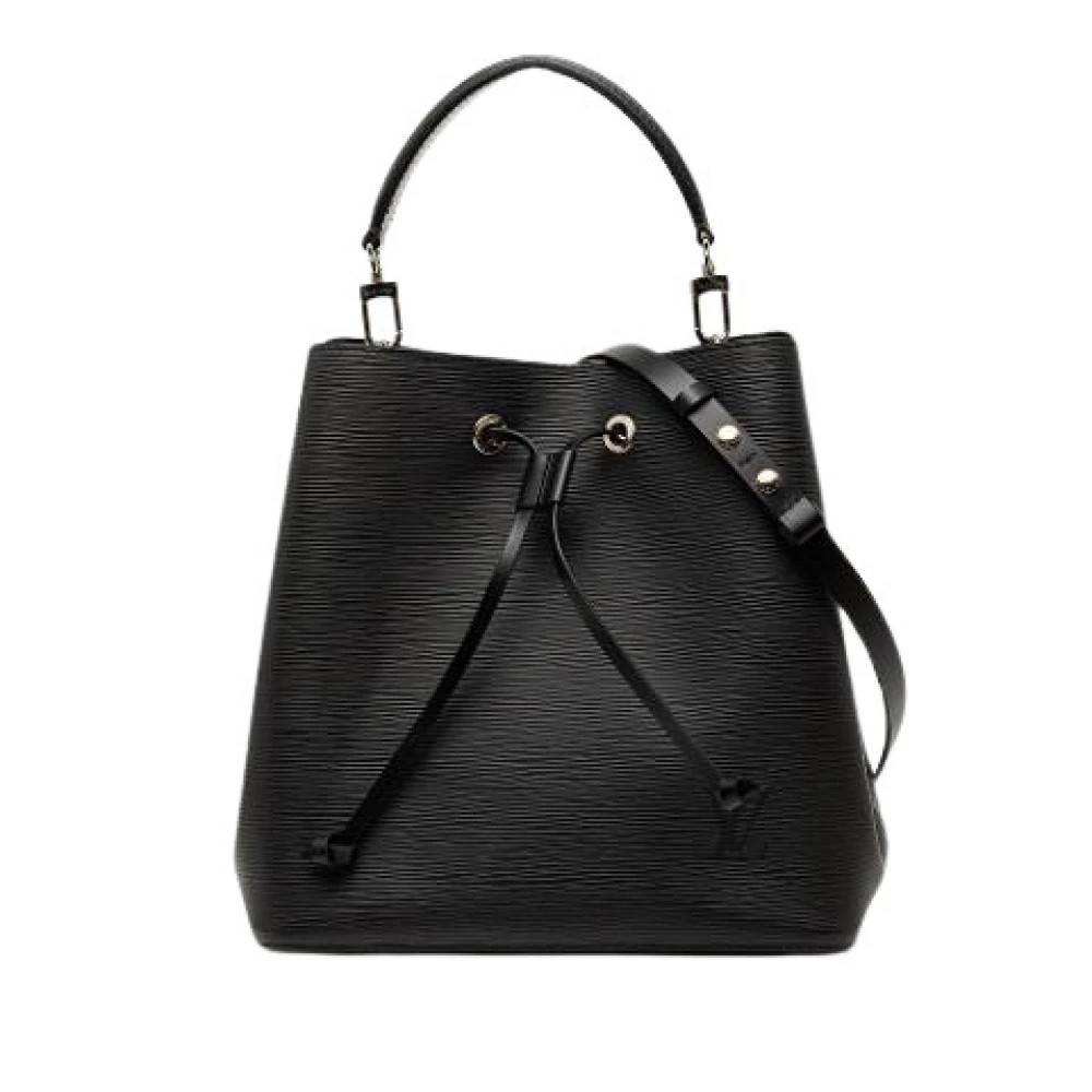 Louis Vuitton Vintage Pre-owned Bucket Bag - Vintage - Dame - Sort - ONE SIZE - Læder
