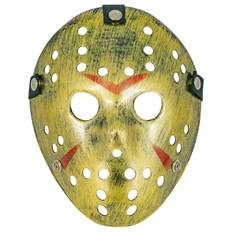 Halloweenmask Fredag den 13:e Guld 20x24,5cm