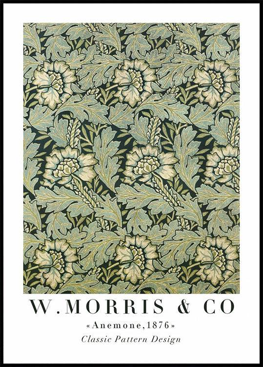 Anemone Poster (40x50cm) - Plakater > Klassiska Postere, Känd Konstnär, William Morris, BD
