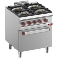 Diamond gaskomfur 4 blus med elovn - Optima 700 serie