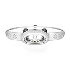 Pannlampa för vuxna och barn, pandadesign uppladdningsbar LED pannlampa, utomhus superljus strålkastare för camping, hundpromenader, fiske, nattläsning, löpning