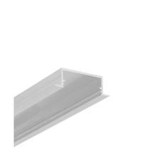 2m aluprofil VARIO30-06 ACDE-9/U9 - Ubehandlet aluminium, indbygget, LED skinne