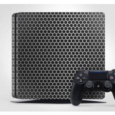 Klistermärken för vit och grå yta på playstation 4