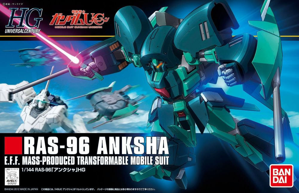 Gundam - 1/144 Hguc Ras-96 Anksha - Model Kit