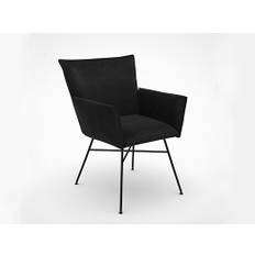 Sanne stol med armlæn - Jess Design Sort