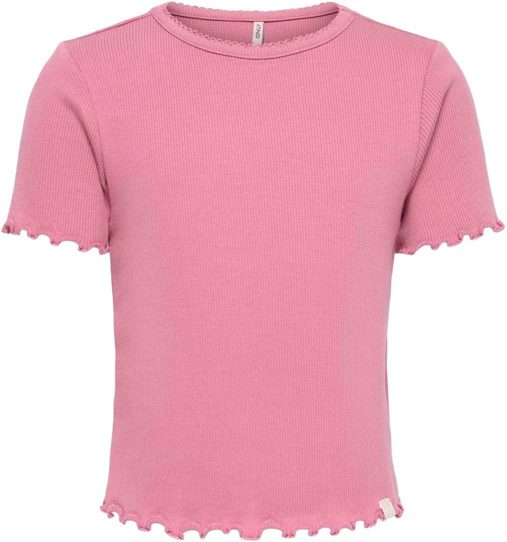 Name It Kmgtrinny SS SLD Oneck TOP JRS Noos Str 98 Piger - Heather Rose Kortærmede T-shirts Denim hos Magasin.