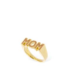 Mom Rose Crystal Ring - rose - 50 - 52 - 54 - 56 - 58