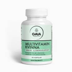Gaia Supplements Multivitamin Kvinna 60 kapslar