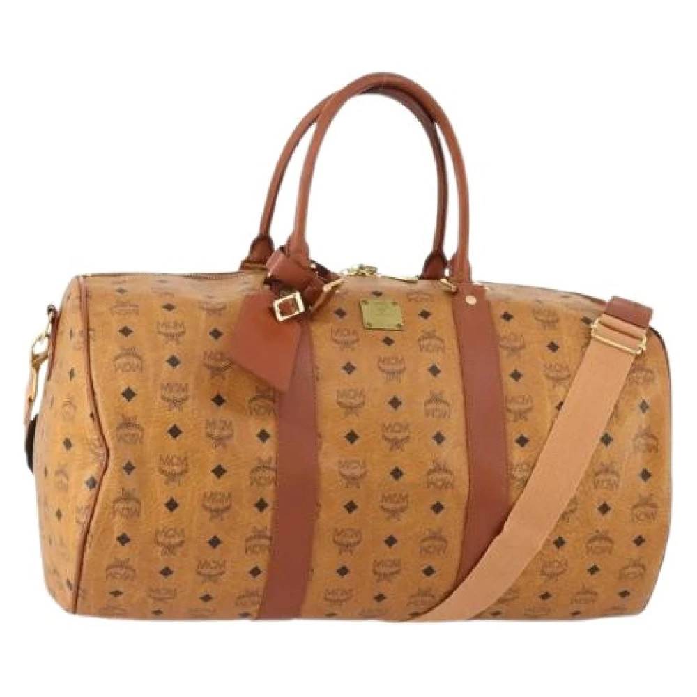 MCM Pre-owned Pre-owned Boston Bag - Vintage - Dame - Brun - ONE SIZE - Uld