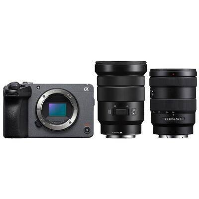 Sony Alpha FX30 Cinema Line (ILME-FX30) + SEL 18-105mm + SEL 16-55mm