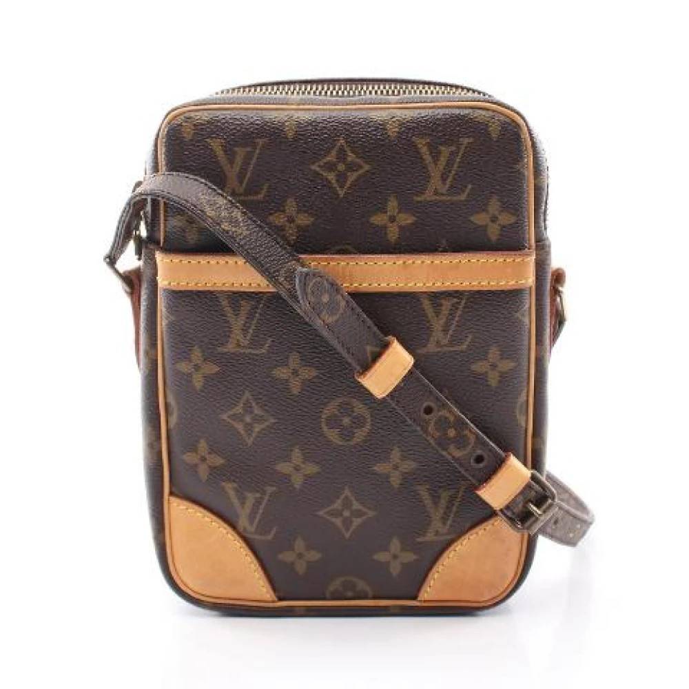 Louis Vuitton Vintage Pre-owned Danube Monogram Skuldertaske - Vintage - Dame - Brun - ONE SIZE - Uld