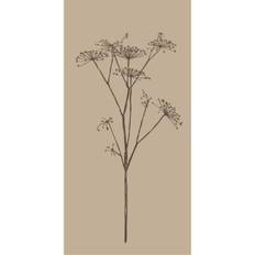 Ib Laursen Serviet Beige M/brun Skærmblomst - L:40 B:40 cm Hem & Inredning Från Magasin - Brun (L:40 B:40 cm)