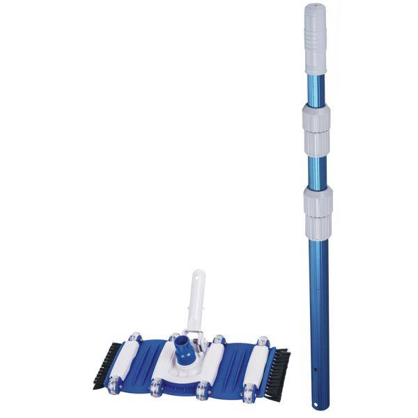 Coolsplash Teleskopsæt med drejefunktion og børste 120cm
