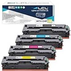 LCL 067H svart tonerkassett ersättning för Canon 067 067H ersättning för Canon i-SENSYS LBP631Cw LBP633Cdw MF651cw MF655Cdw MF657Cdw (4-pack svart cyan magenta gul)