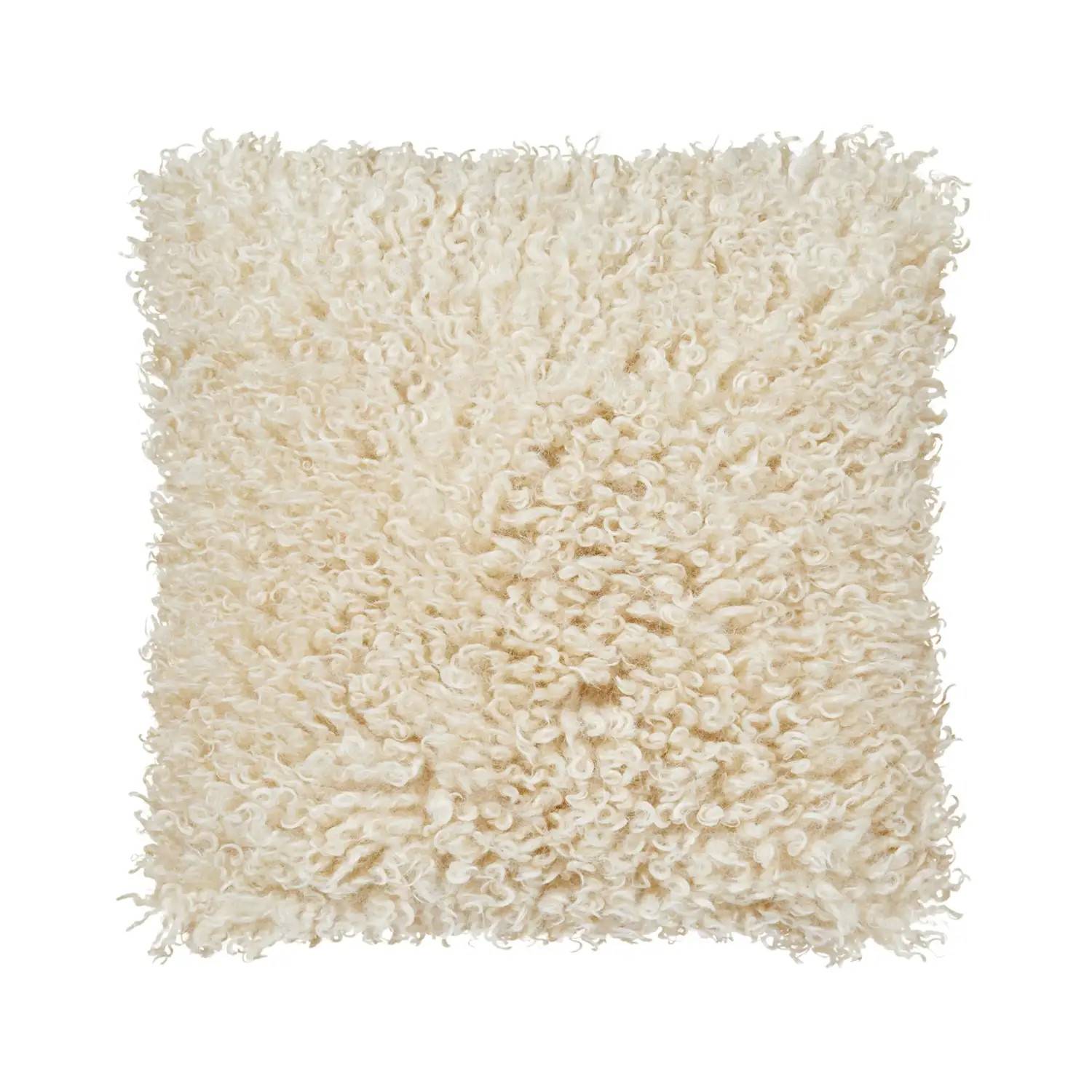 Wooly kudde beige 45x45 cm - Beige