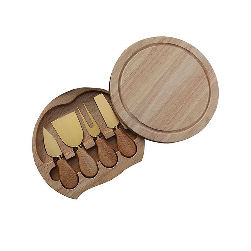 Cheese Knife Shovel Stainless Steel Cheese Tool Cutlery Cheese Knife Set Gift Box Kitchen Cooking Tool Gold