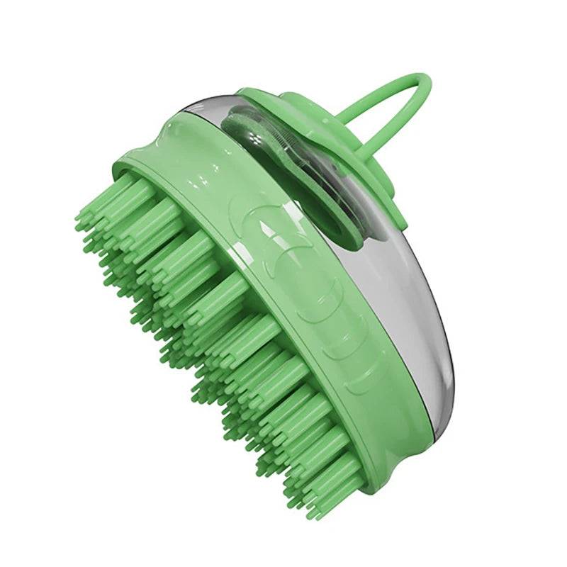2-in-1 Silicone Pet Bath Brush & Massage Comb - green(2025new)