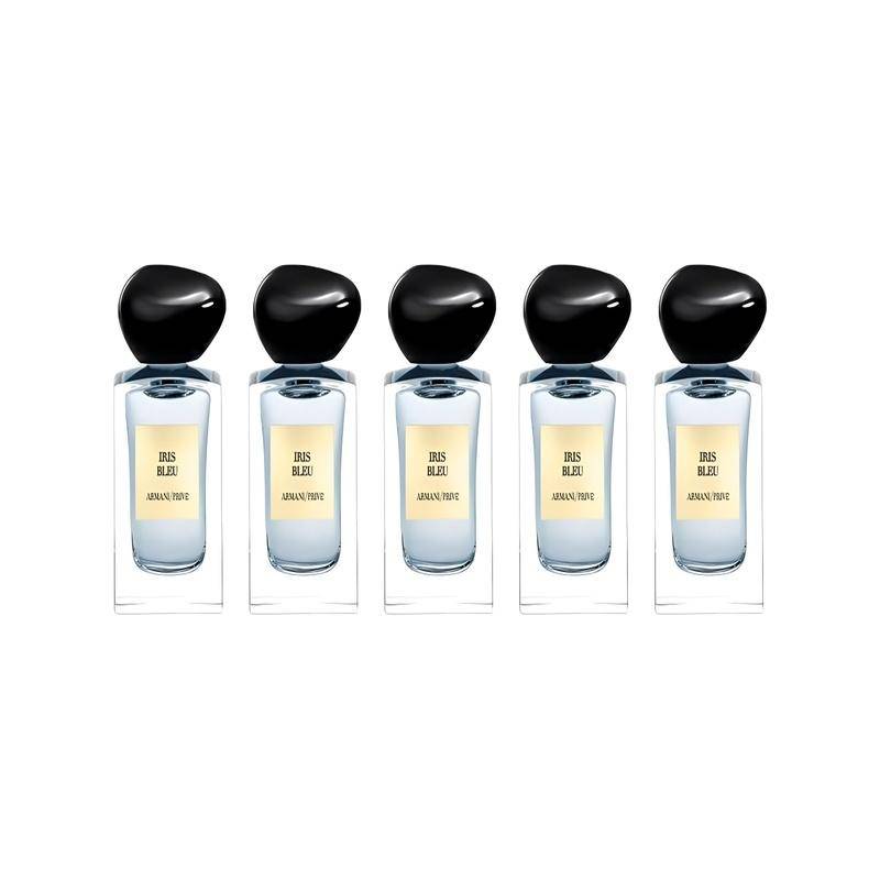 Armani Shadow Blue Kite Provpaket Haute Couture Fresh Serie Blommig Eau de Toilette EDT Bergamott Iris 7,5 ml*5 blå