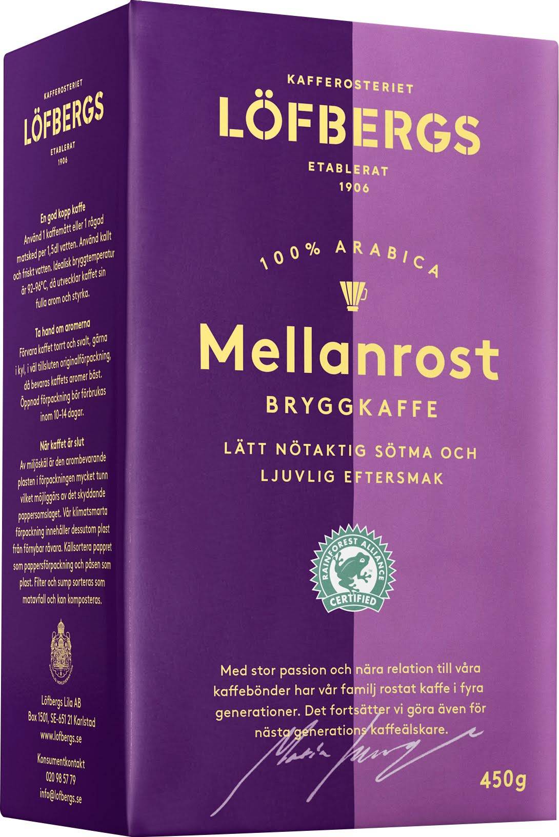 Kaffe Löfbergs Mellan 450 g