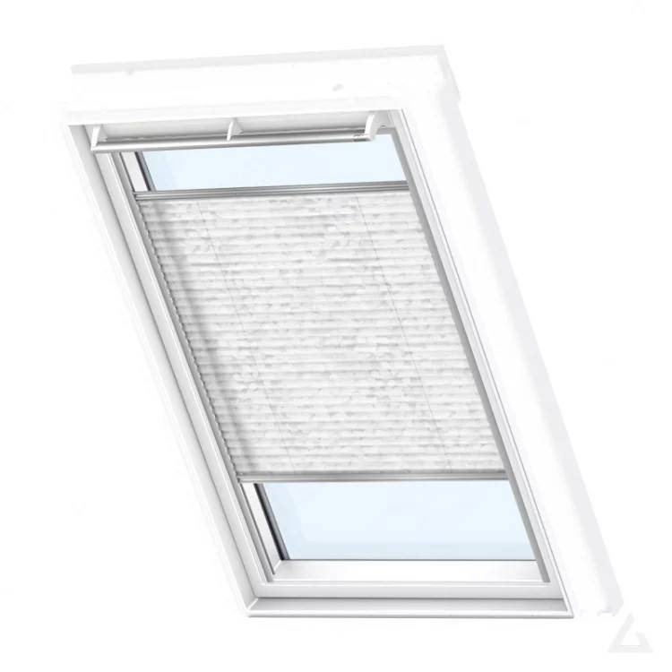 Velux rullegardin elek. FML PK08 1256 94x140cm hvid m/struktur, elektrisk