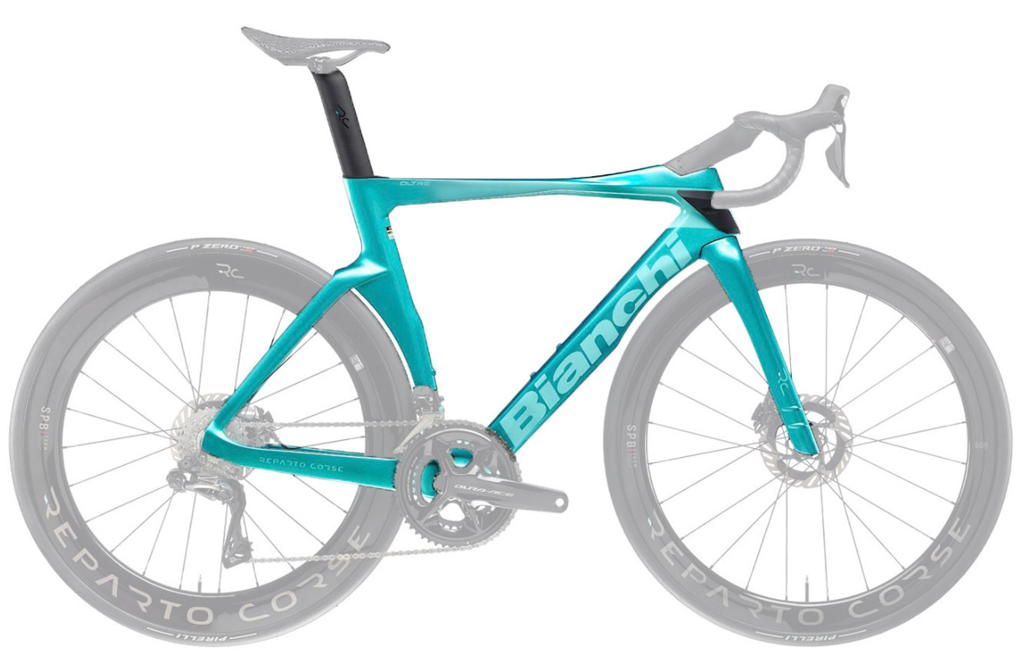 Bianchi Oltre RC Frameset 2025 - 008 / 57 / ZE - Metallic Celeste / CK16 – full glossy
