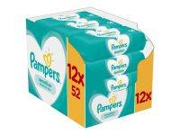 (ComputerSalg) Pampers 81687213, Vådservietter til baby, Dermatologisk testet, Allergivenlig, Neutral pH, Parfumefri