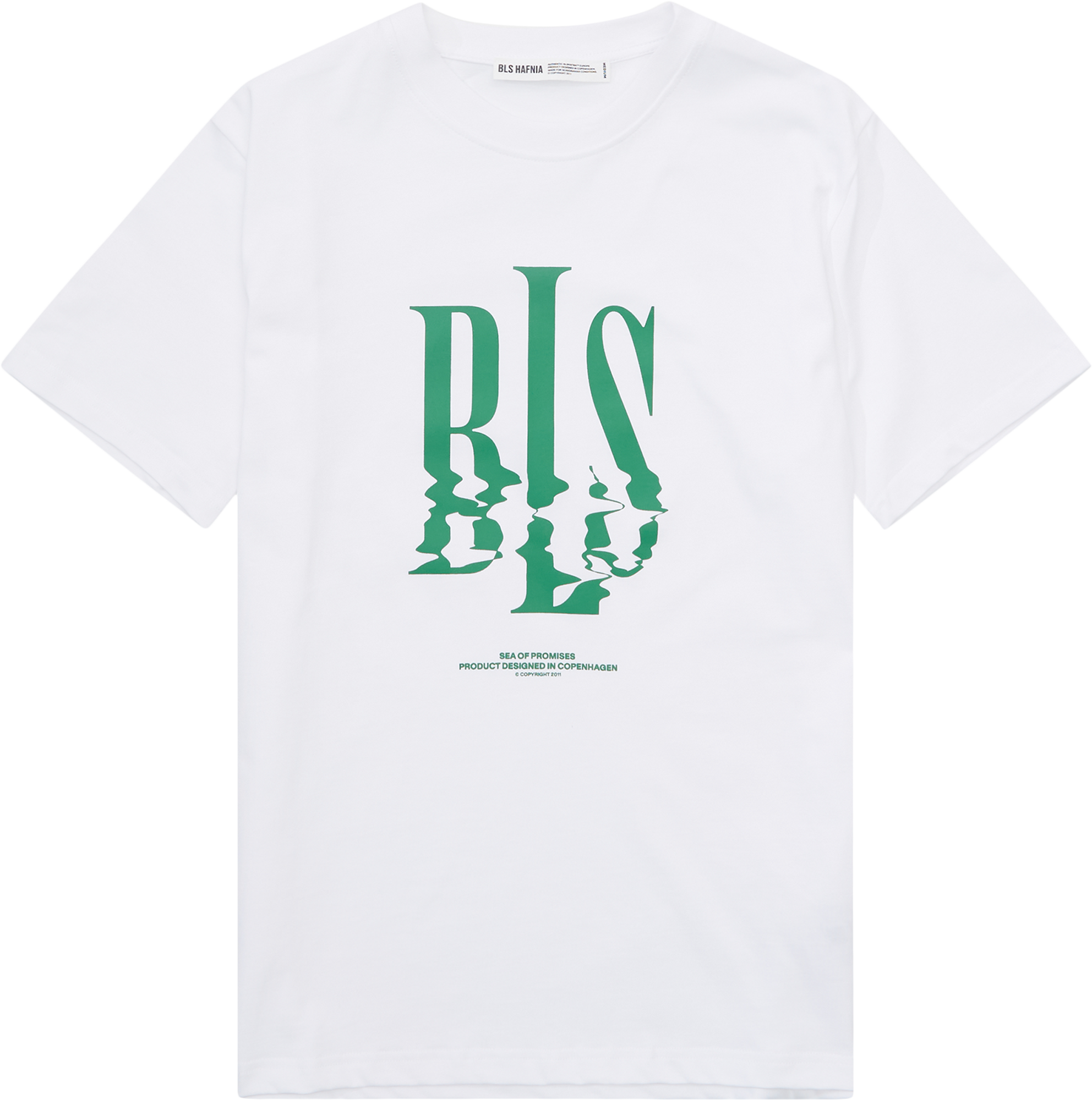 Herre - BLS - North Sea T-shirt - T-shirts - Regular fit - Hvid - str. XXL.