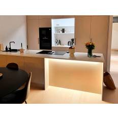 LED-listpaket Möbelbelysning AGGE - Svart profil, 3000K / 250 cm