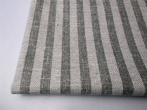Dekostof - mørklægning, tasker og puder, willow gray small stripes