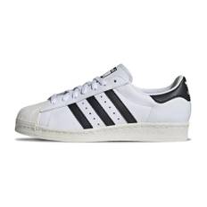 Adidas, Sko, unisex, Hvid, 46 EU, Læder, Superstar 82 Sneakers