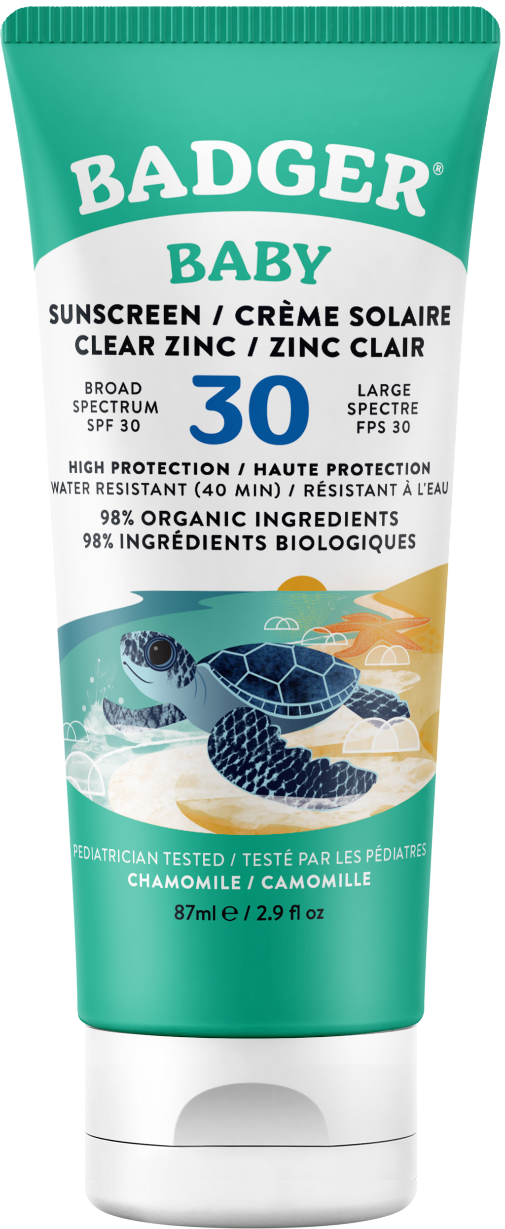 Badger Balm Baby Sunscreen Cream SPF 30 - 87 ml