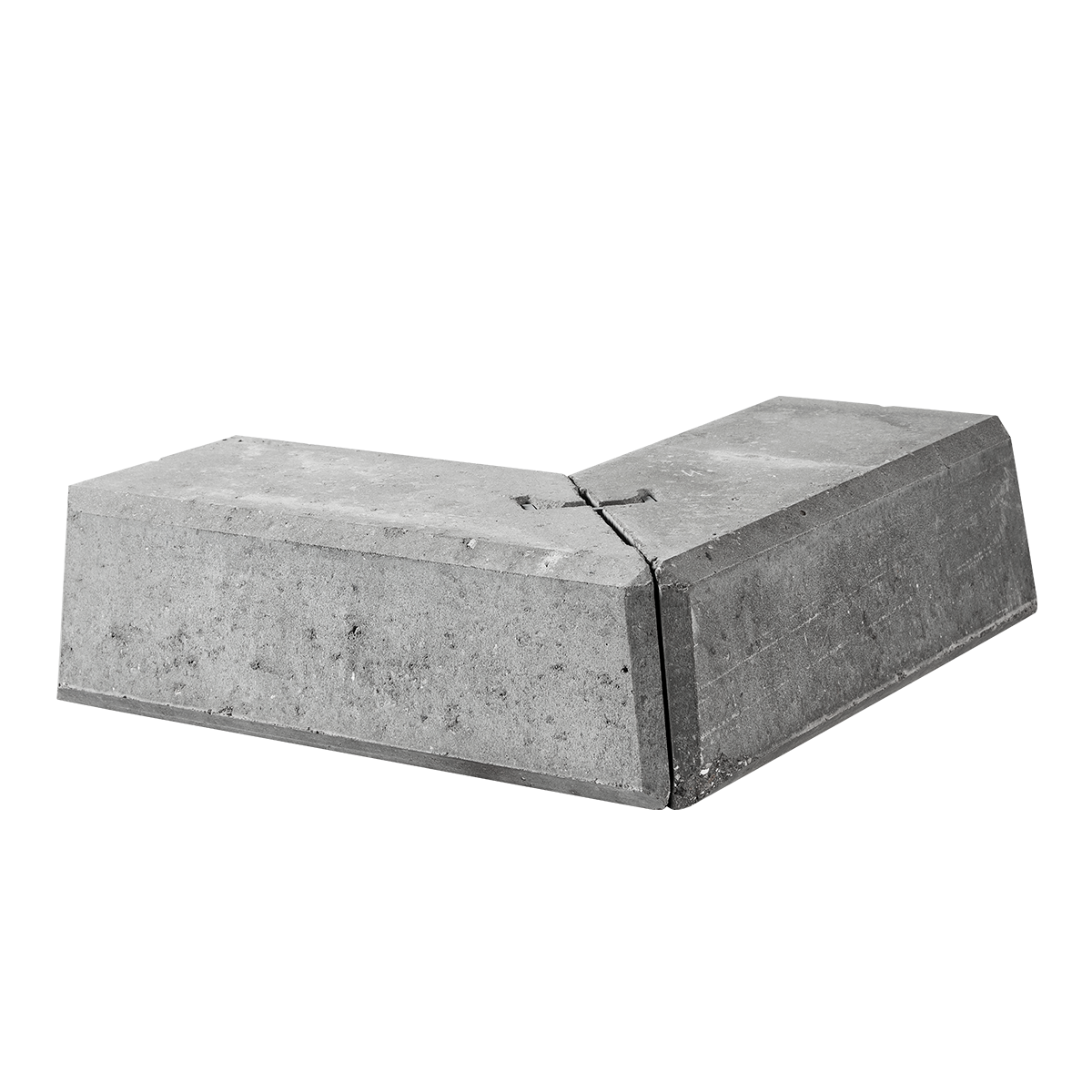IBF Danblokke hjørner Type 1 57x57x27x17 cm Sjælland / Grå