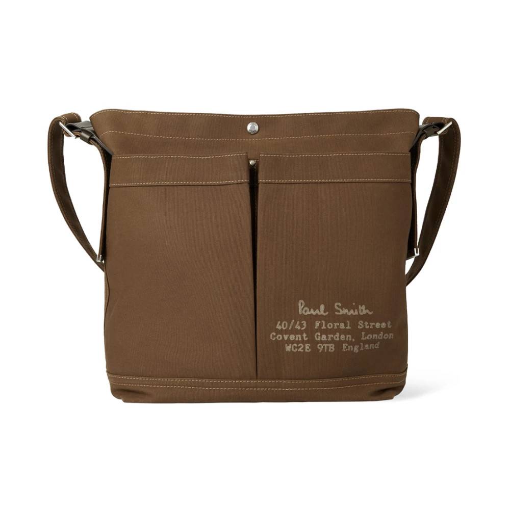 Paul Smith Millerain Floral Street Taske - Tasker - Herre - Grøn - ONE SIZE - Bomuld