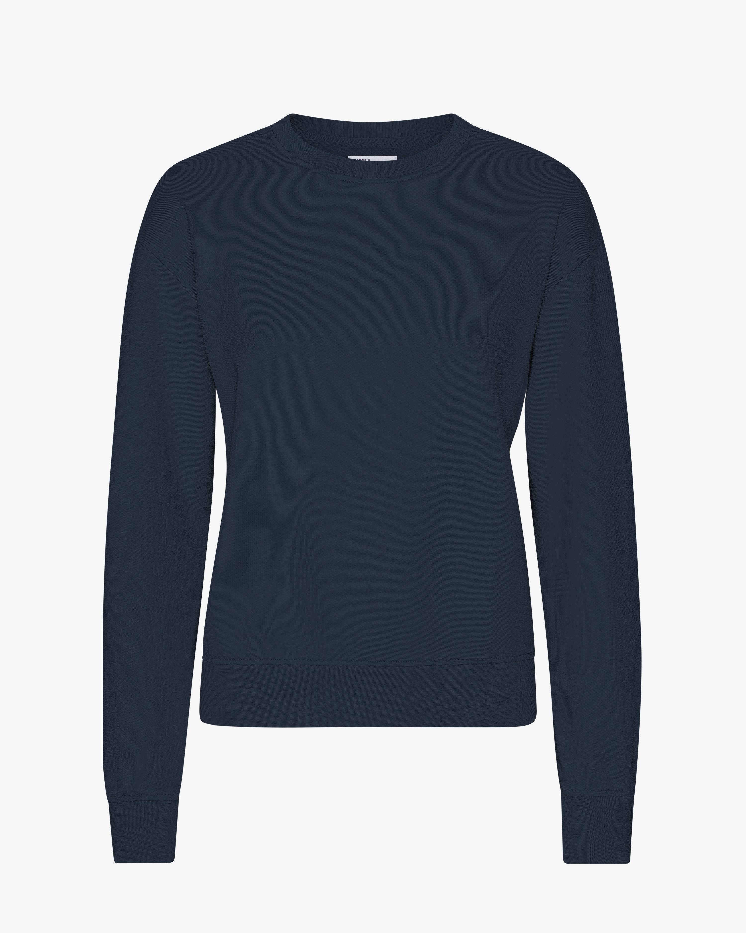Women Classic Organic Crew - Navy Blue - L