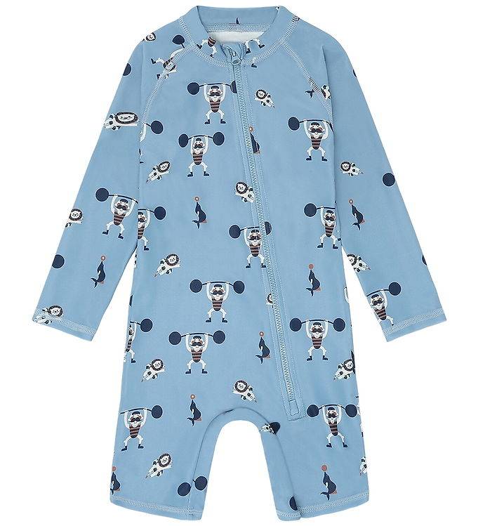 Hust and Claire Badoverall - UV50+ - HCMalaz - Light Blue - Hust and Claire - 3-4 år (98-104) - Badkläder