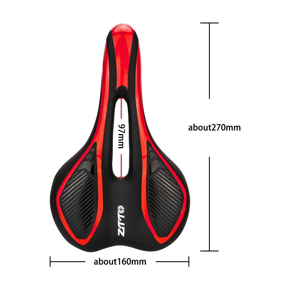 ZTTO MTB Road Bike Parts Saddle Bicycle Seat Hollow Saddle PU Leather Soft Seat Cushion Comfortable Cycling Bike Racing Seat