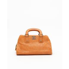 Chanel Caviar Wild Stitch Handbag - Orange - 15x30x18 cm