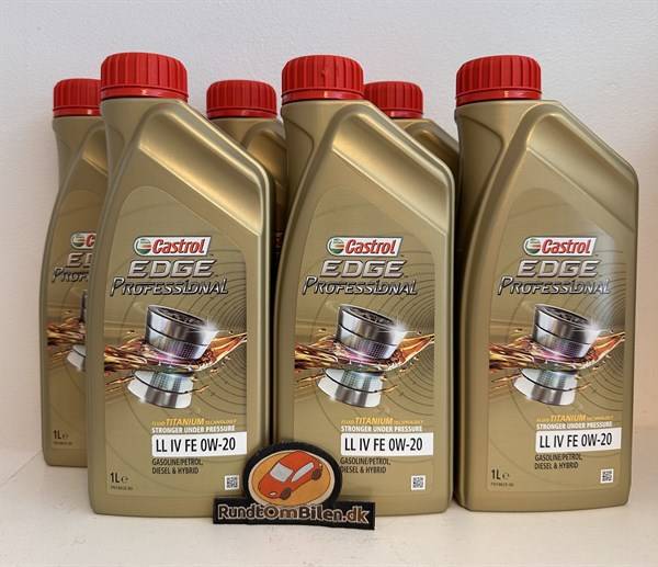 Castrol Edge Professional 0W-20 LL IV FE (Pakke med 6 x 1 liter)
