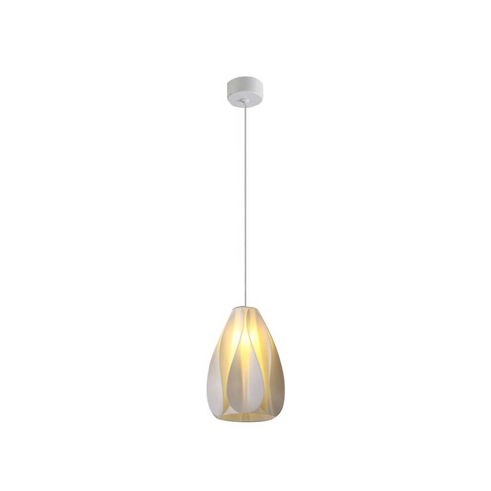 PVC Shade Living Room Stairs Chandelier Wave Design Ceiling Chandelier for Bedroom Kitchen Island Living Room A