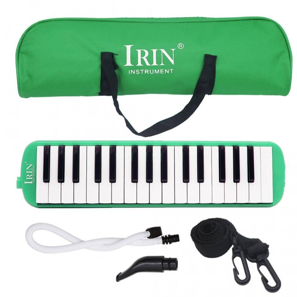 Melodica 32 Tangenter med Fodral - Grön