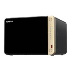 QNAP TS-664 - NAS-server - 6 bays - 24 TB - SATA 6Gb/s - HDD 4 TB x 6 - RAID RAID 0, 1, 5, 6, 10, 50, JBOD - RAM 8 GB - 2.5 Gigabit Ethernet - iSCSI