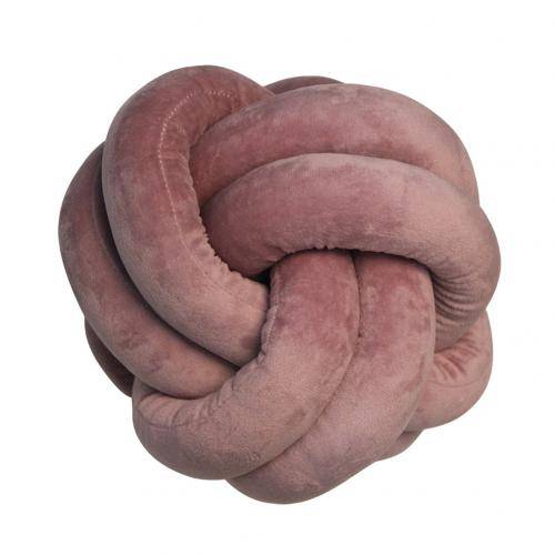 18/25/30cm plysch pp bomull mjuk knuten boll fylld kastkudde handgjorda kuddar kudde kroppskudde heminredning - 25cm lila