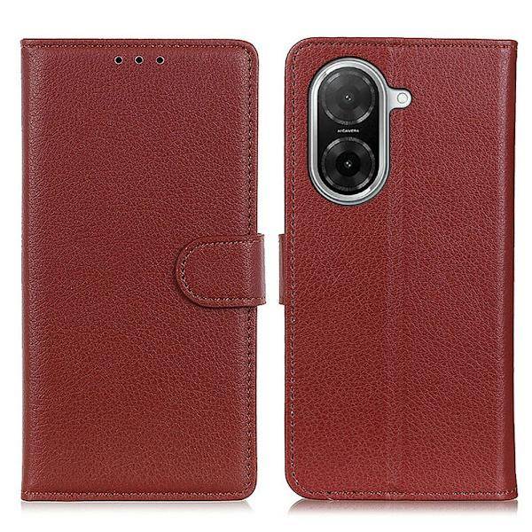 Xiaomi Redmi A5 Fodral Litchi Läder Brun