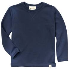 Engel Kid's Sweatshirt L/S Merinolongsleeve Børn størrelse 116 farve blå