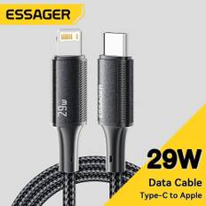 Essager USB C Cable For IPhone 14 13 12 11 pro Max 8 Plus 20W Fast Charging Cable Type C To Lighting Date Wire For iPad Macbook